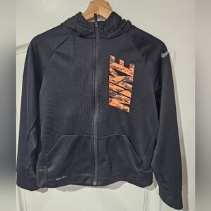 Nike Boys Dri-fit Zipper Hoodie. Black, Size Large. Good Condition.